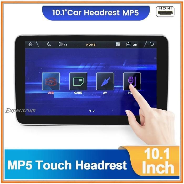 TV Headrest 10.1" MP5 Touch Screen USB. TF. HDMI. 2 Video input
