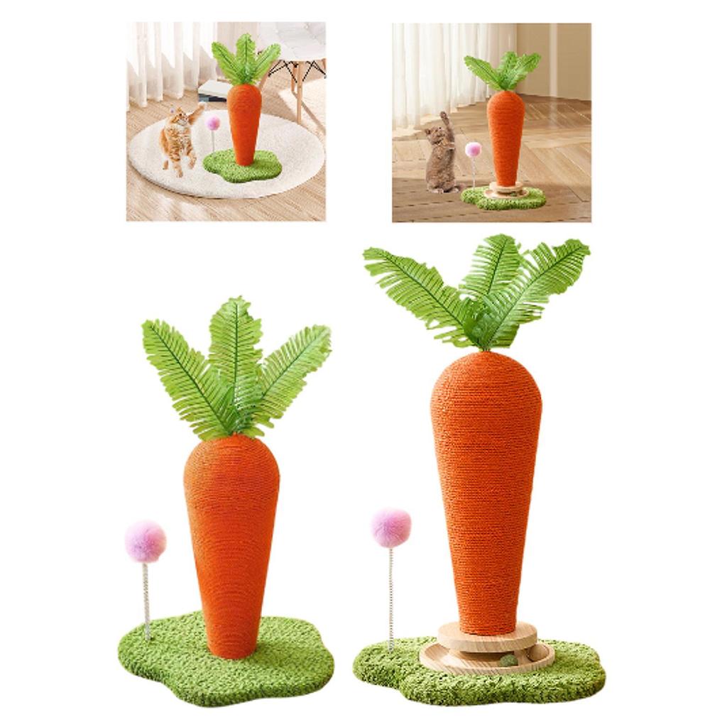 Cat Scratching Post Cute Interactive Toy Kitten Scratch Post Cat Claw Scratcher Cat Tree with