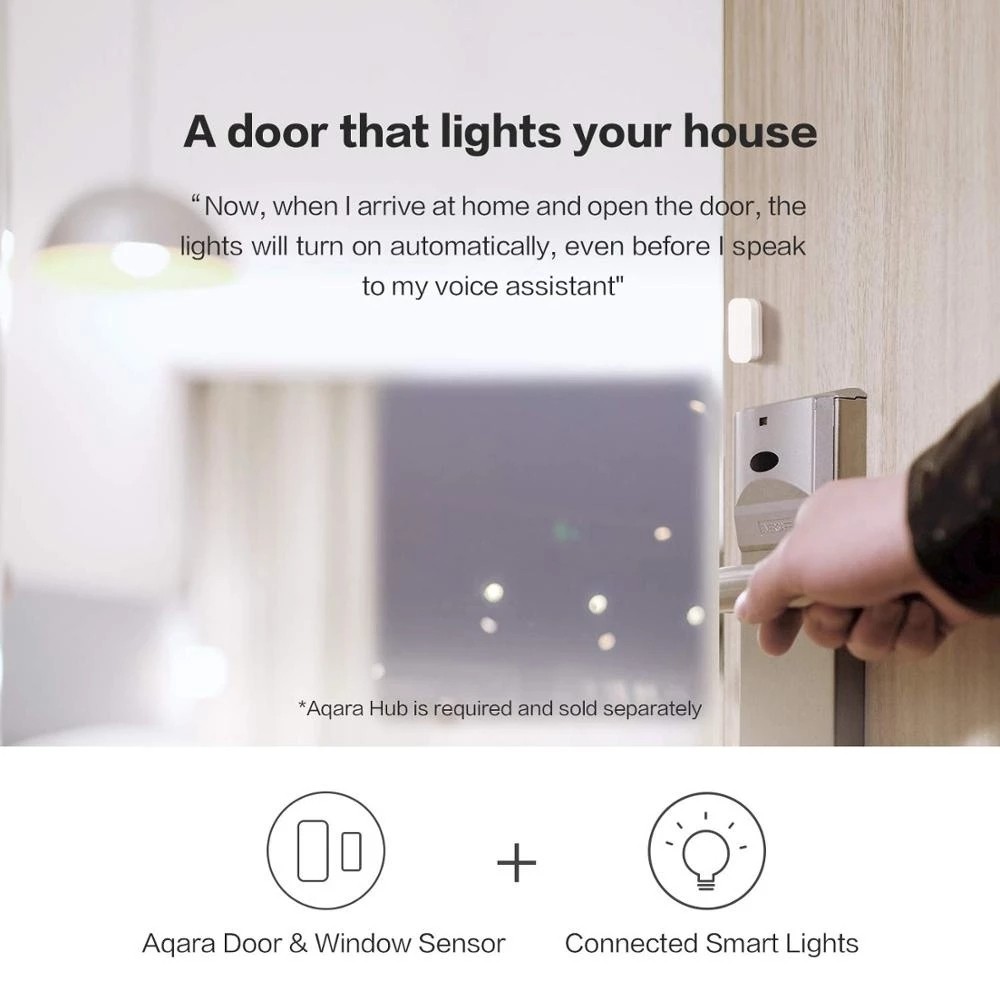 Aqara Smart Door Window Sensor Zigbee Wireless Connection Mini Door Sensor Work With Mi Home APP For