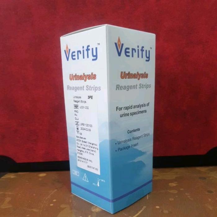 VERIFY STRIP URINE 3 PARAMETER 100STRIP
