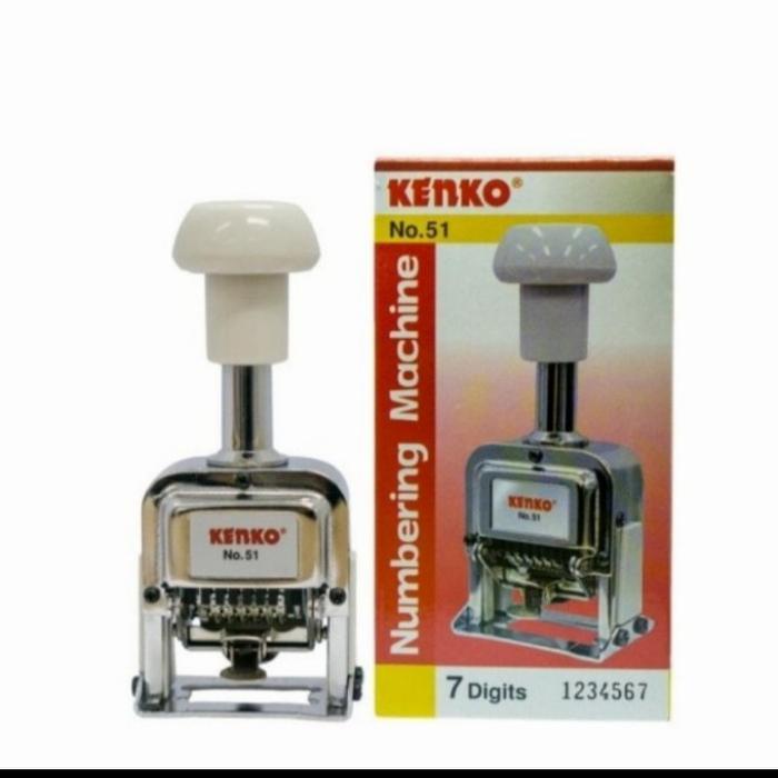 Numbering machine 7 digit kenko N.51