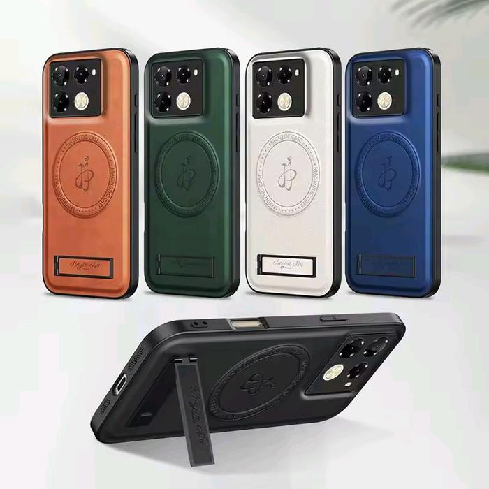 case leather magsafe FOR infinix Note 40 / Note 40S / Note 40 PRO / Note 40 PRO+ softcase flip