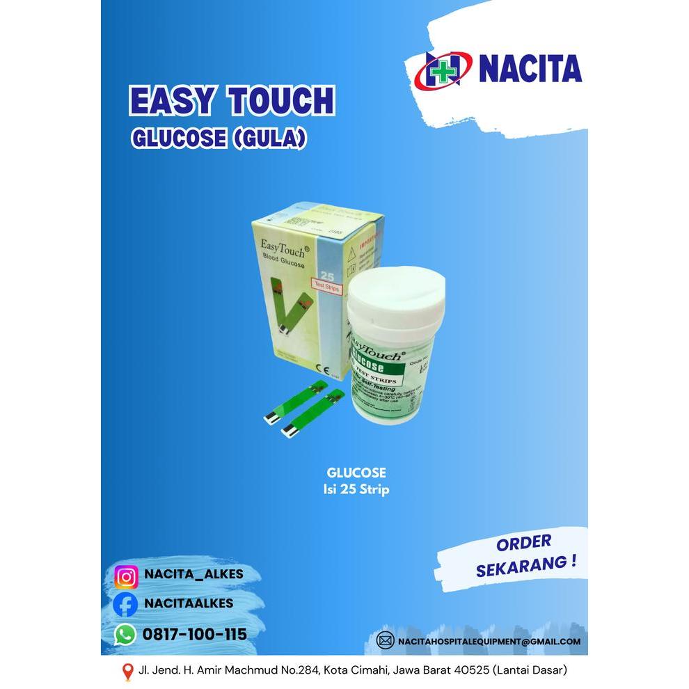 TEST STRIPS EASY TOUCH GLUCOSE