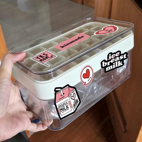 Kinmade Milk Cube Tray Tempat Simpan Asip