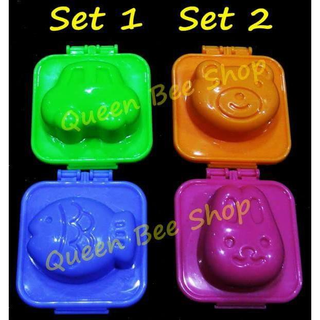 cetakan bento telur set 1