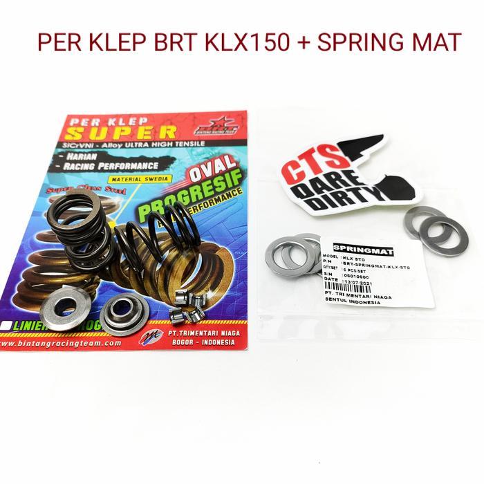 PER KLEP BRT KLX 150 + SPRING MAT RESTOCK
