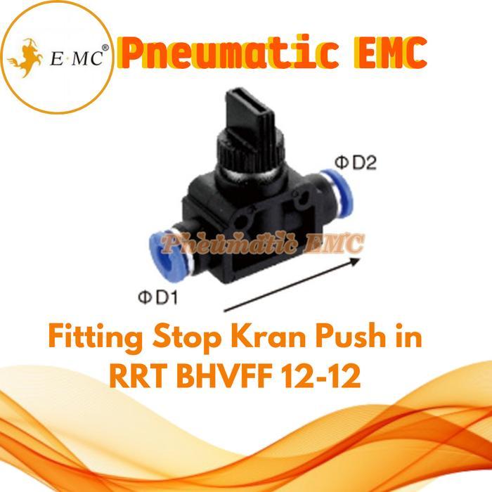 Fitting Stop Kran Push in RRT BHVFF 12-12