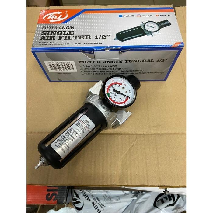 HL Single Air Filter 1/2"