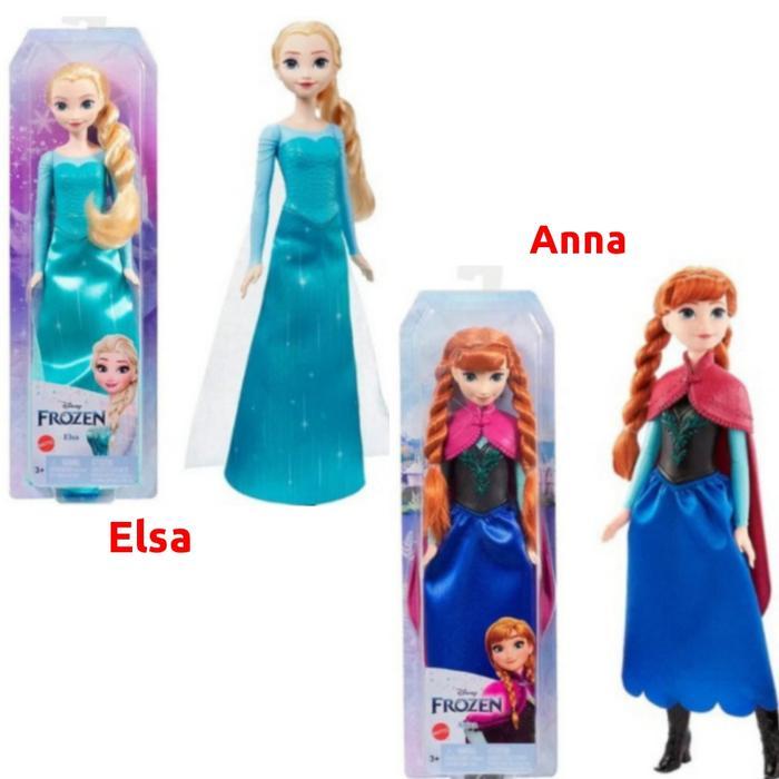Mainan Boneka Disney Frozen Elsa Anna Basic Doll