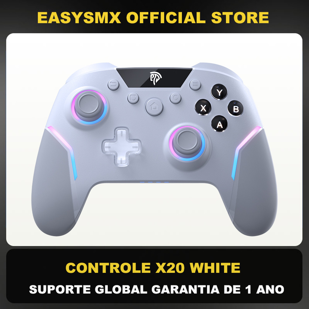 EasySMX X20 Wireless Gamepad Enhanced Controller Compatible with PC/NS/TV/Phone/Laptop, Hall Micro
