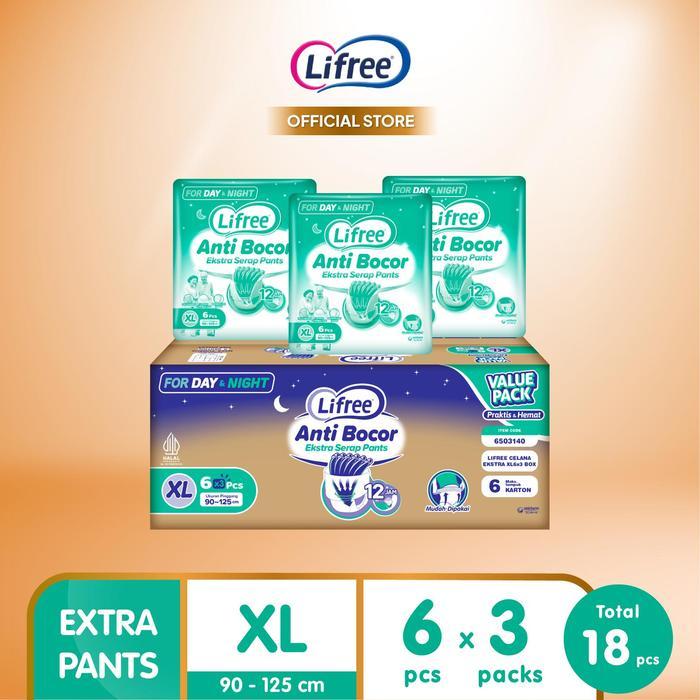 Ready LIFREE CELANA EXTRA XL18G BOX E-PACK