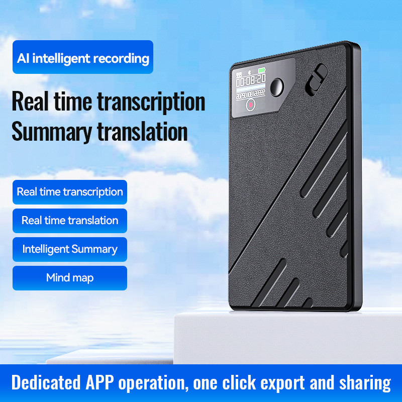 AI Voice Recorder GPT Intelligence APP Control Audio Mind Map Real Time
