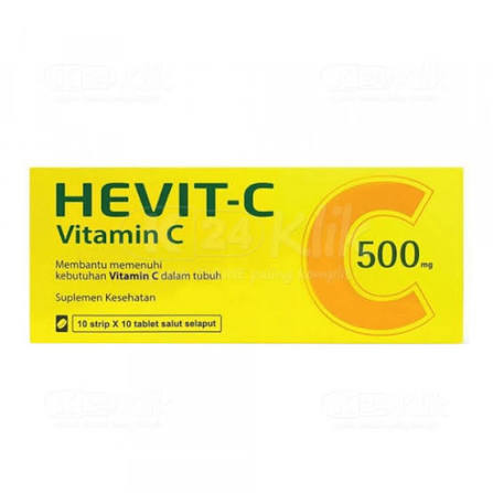 HEVIT C 500  STRIP 100TABLET