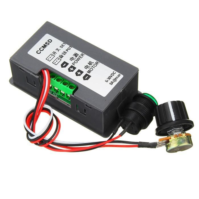 Ccm5D Digital Dc Motor Speed Controller Led Dimmer 5A 6A Big Display
