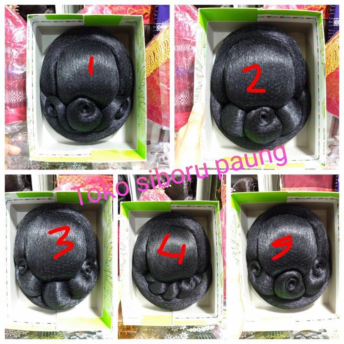sanggul oval modern