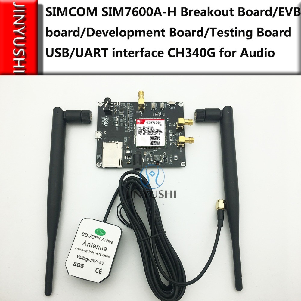 SIM7600E-H/SIM7600A-H/SIM7600SA-H/SIM7600JC-H BREAKOUT BOARD/EVB BOARD/DEVELOPMENT BOARD/TESTING