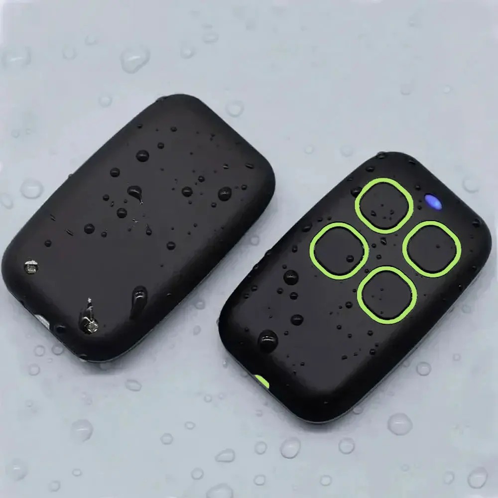433MHz RF Wireless Remote Control 4 Keys Waterproof Copy Code Duplicator for Garage Door Gate Light