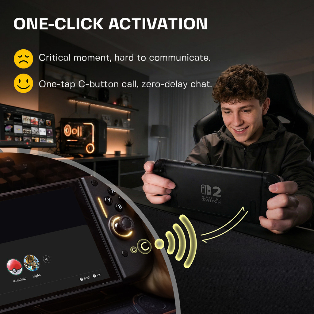 NYXI Hyperion 3 Wireless JoyPad for Switch 2 + Carrying Case