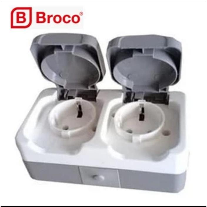 broco atlantic double socket outlet OUTDOOR 2252