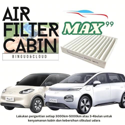 Ready FILTER AC WULING BINGUO CLOUD EV AIR FILTER CABIN BINGUO CLOUD MAX99