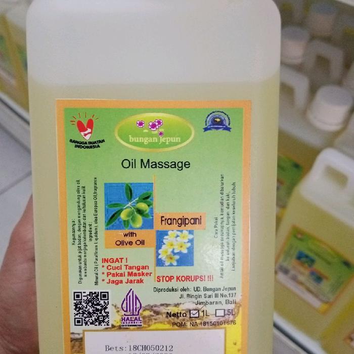 Bunga Jepun Massage Oil 1Liter