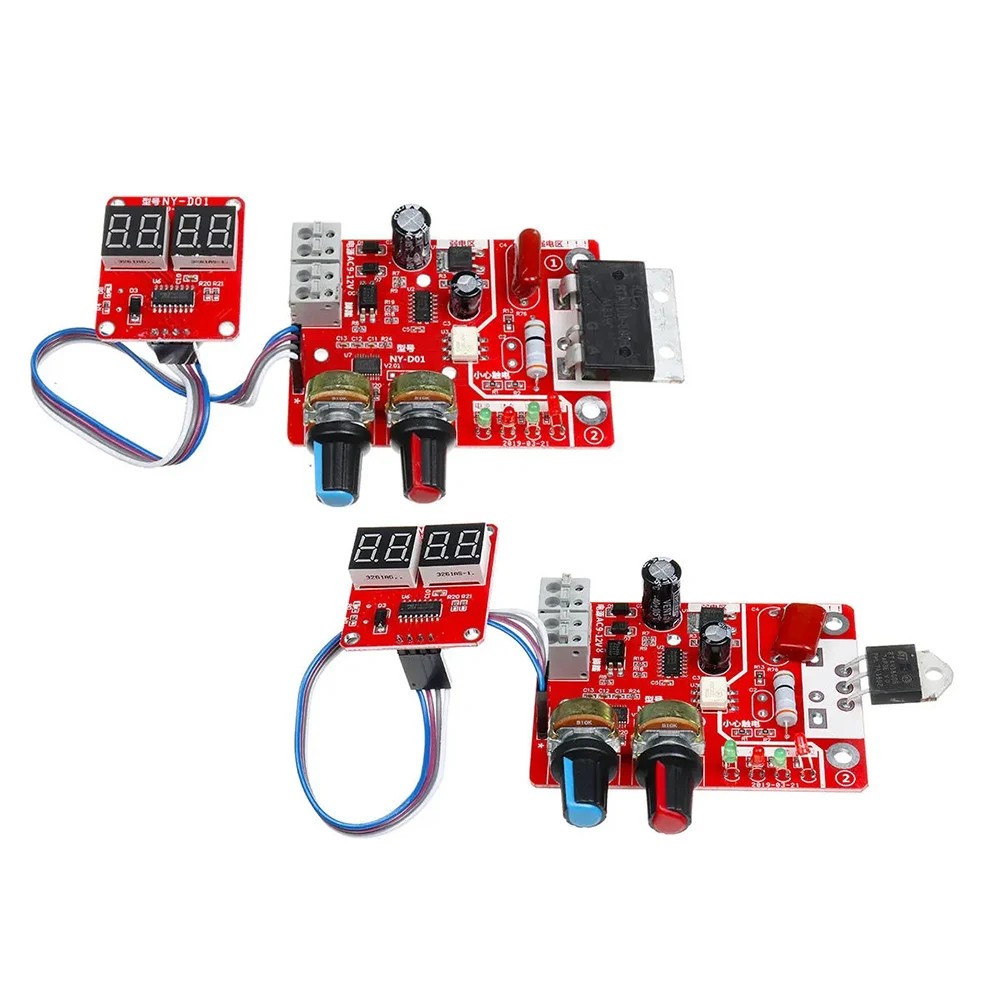 Transformer Controller Board Adjustable Time Current Welder Transformer Controller Board Digital Display DIY Battery Accessories