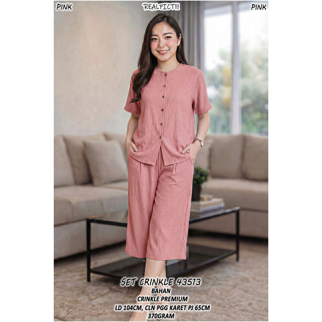 SET CRINKLE 43513 (READY STOK)