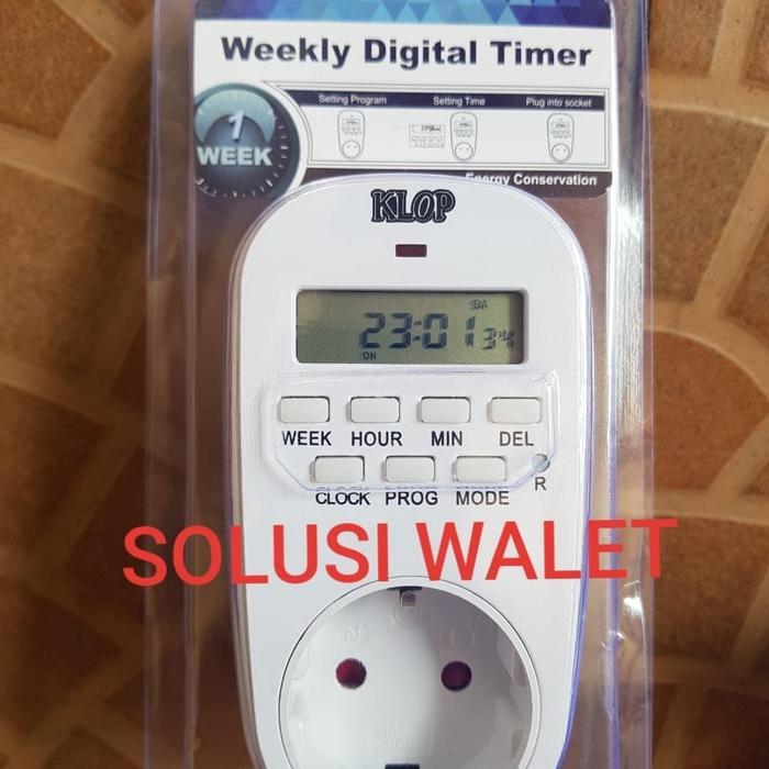 PROMO!! COLOKAN TIMER AC220V KLOP