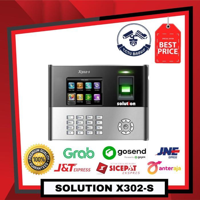 MESIN ABSENSI SOLUTION X302S / FINGERPRINT SOLUTION MURAH