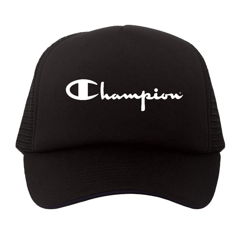 Topi Trucker Champion logo