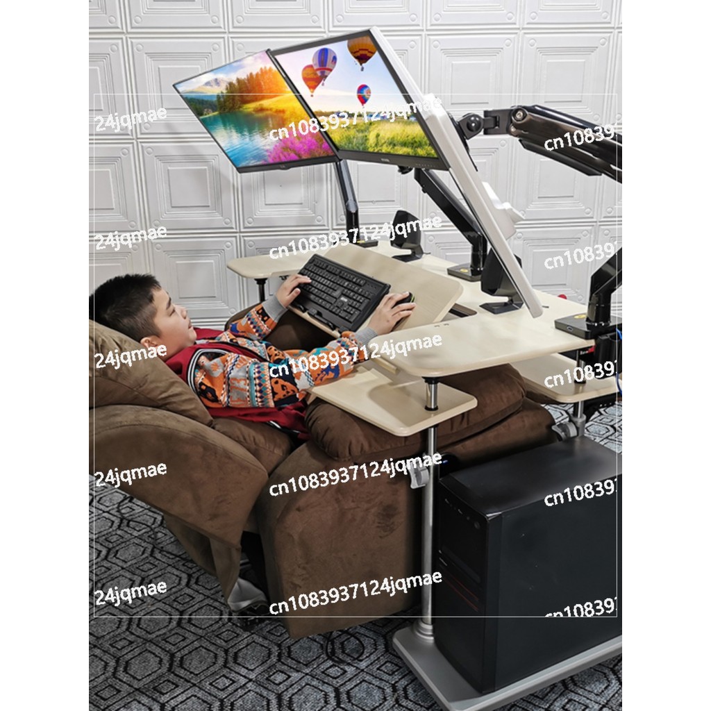 Gaming Chair Desktop Computer Household Folding Lifting Table Lazy Table Simple Computer Mobile Lifting Bracket
