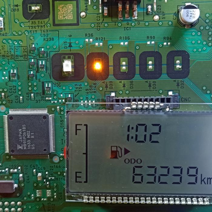 LCD speedometer spidometer Avanza Xenia 2012-2021