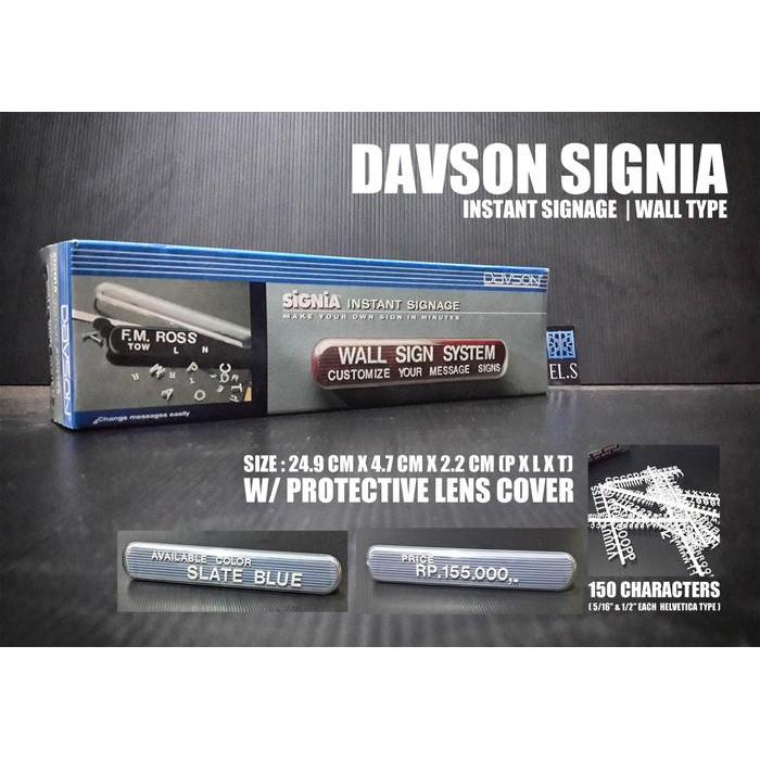 JUAL Davson SIGNIA