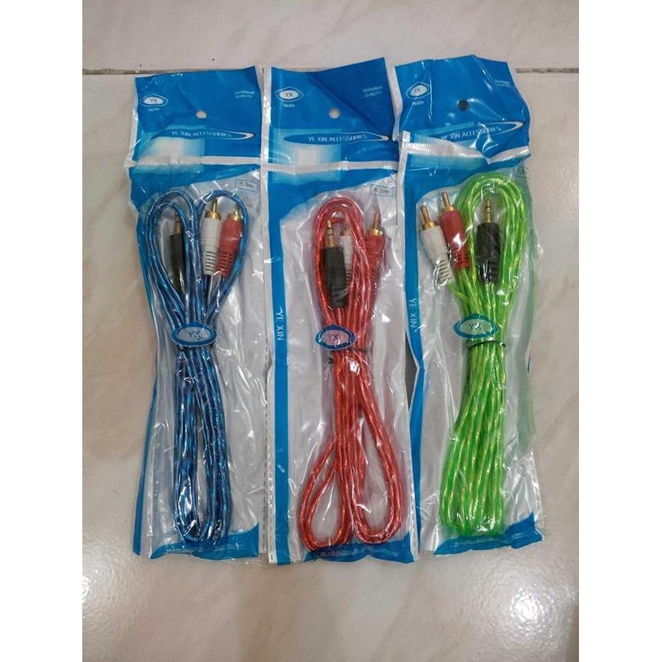 Kabel Jek Transparan 1*2*1,5M Populer