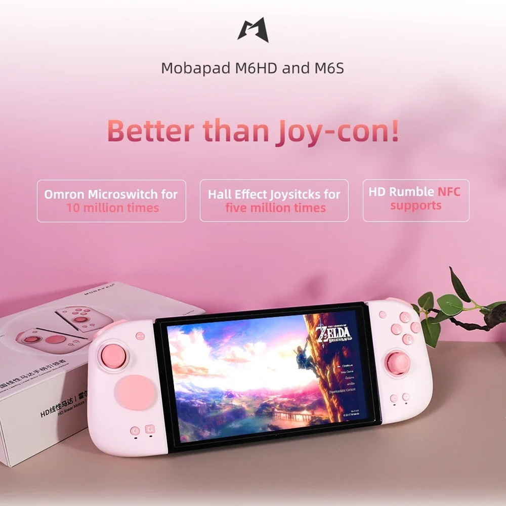 Mobapad M6 HD Bluetooth Controller Hall Joystick With NFC/Wake up Support For Nintendo Switch/Switch