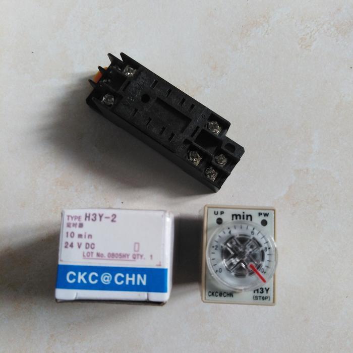 DELAY TIMER / MINI TIMER H3Y-2 COIL 24VDC (10MIN) HARGA KHUSUS