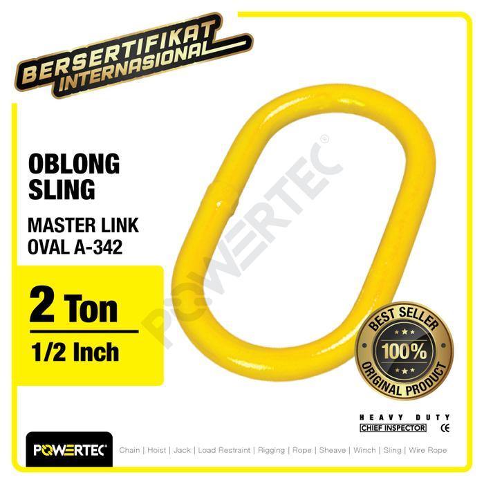 Ready Master Link Oval A-342 2.2 Ton - 1/2" Powertec