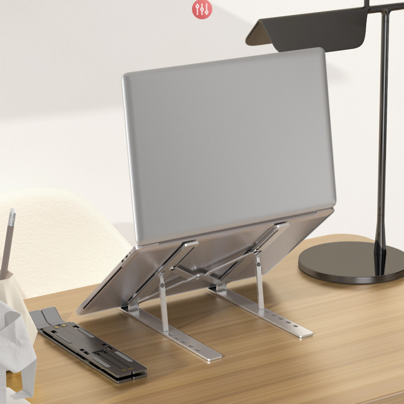Portable Aluminum Laptop Stand Foldable Lap Top Base Notebook Support Computer Bracket For Macbook