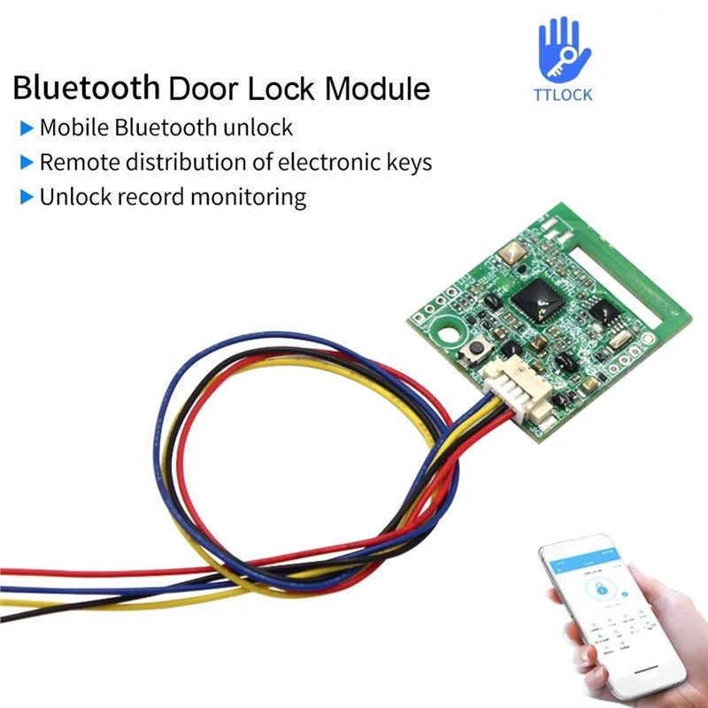 Bluetooth Enabled Ceiling Unlock Module For TTLOCK For APP Controlled Smart Home Door Lock Switch