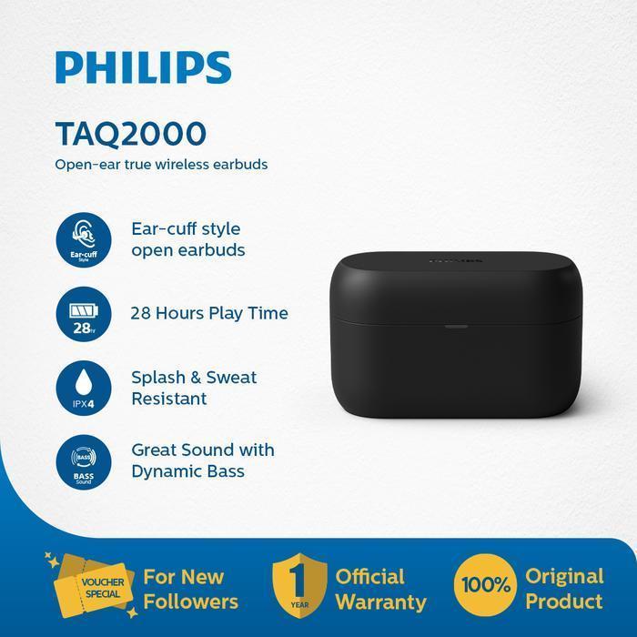 PHILIPS TAQ2000 Open-ear True Wireless Earbuds