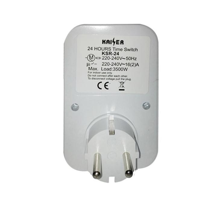 Timer Listrik 24 Jam Analog Kaiser Stop Kontak Timer Tbk