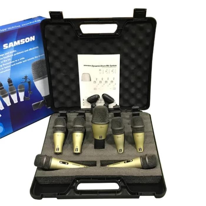 k6jp- Mic Drum Samson Dmk 7 Kit
