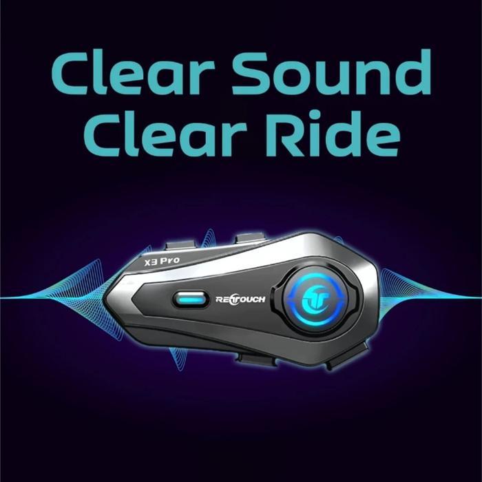 RETOUCH Helmet Wireless Intercom X3 Pro