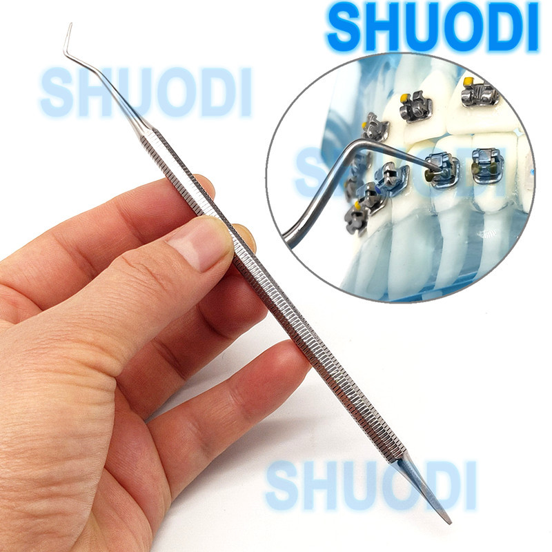 Double ends Dental bracket Lockpicks self-ligating braces opener