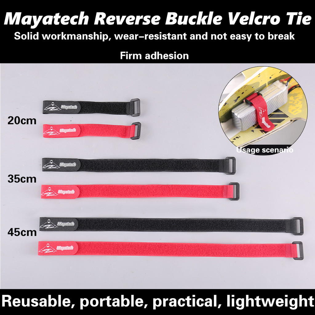 Model Reverse Buckle Hook And Loop Fastener Strap / Battery Binding Band / Model Binding Band For
