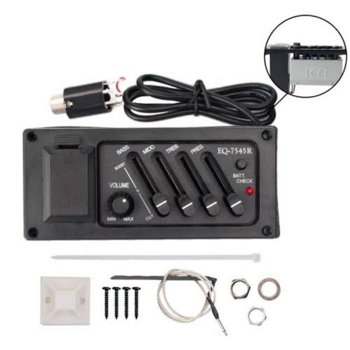 EQUALIZER PREAMP 7545R PICKUP GITAR