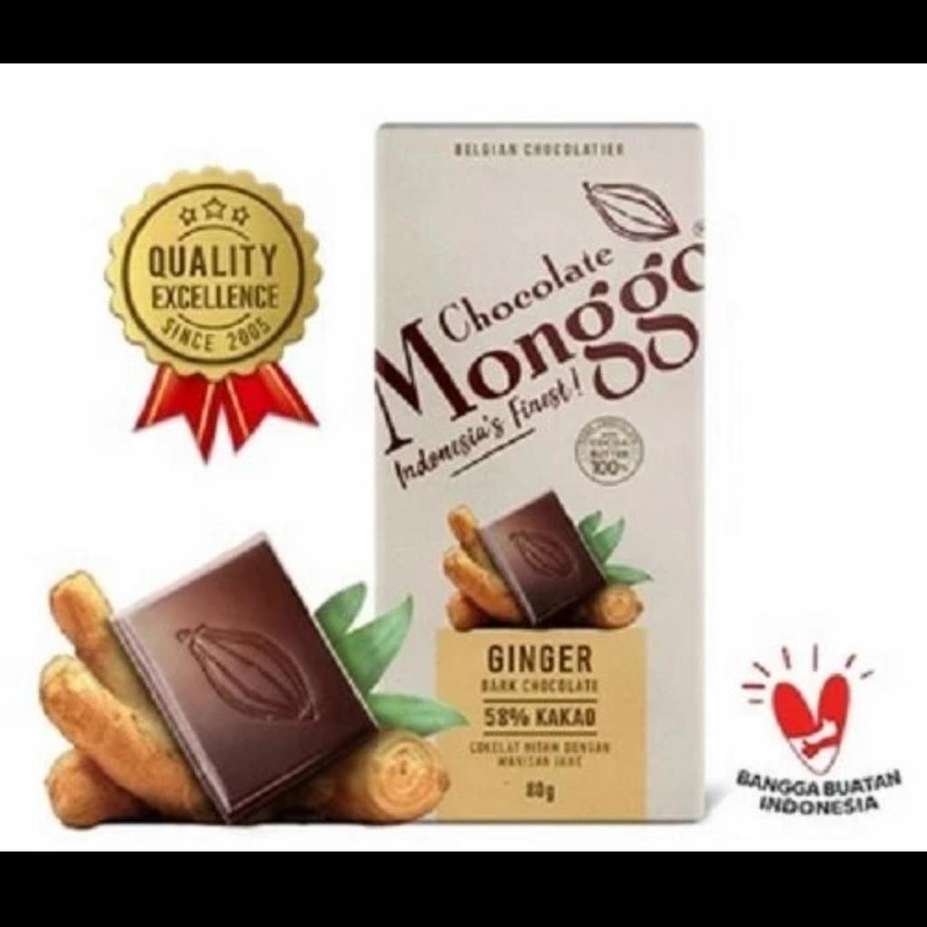 Monggo Dark Chocolate With Ginger