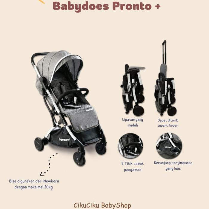 Stroller Babydoes CH-2221 Pronto + New
