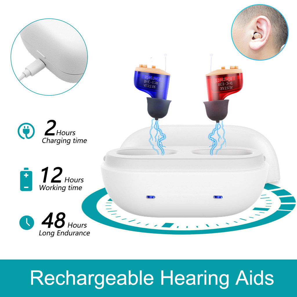 Mini Rechargeable Hearing Aid Digital Hearing Aids Adjustable Tools