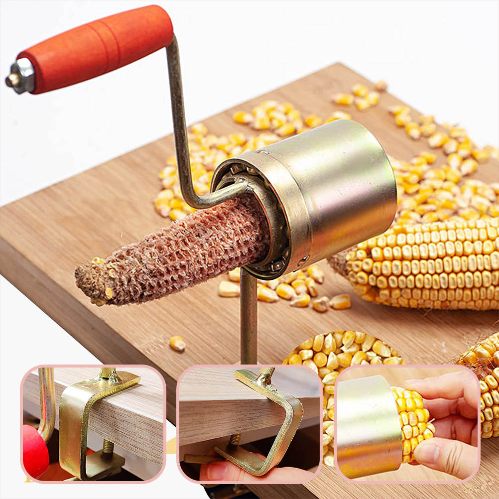 1Pc Practical Iron Household Small Hand Corn Sheller Hand Corn